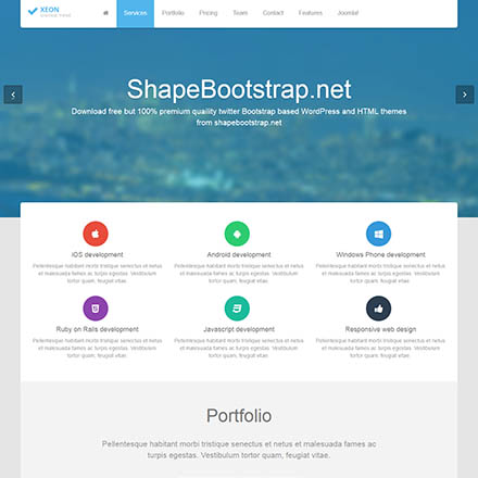 Detail Xeon Joomla Template Nomer 7