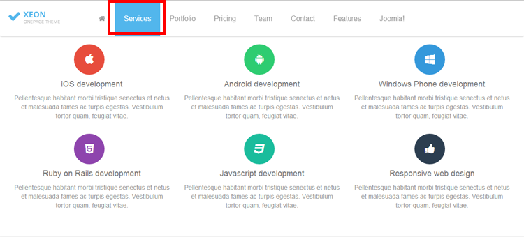 Detail Xeon Joomla Template Nomer 8