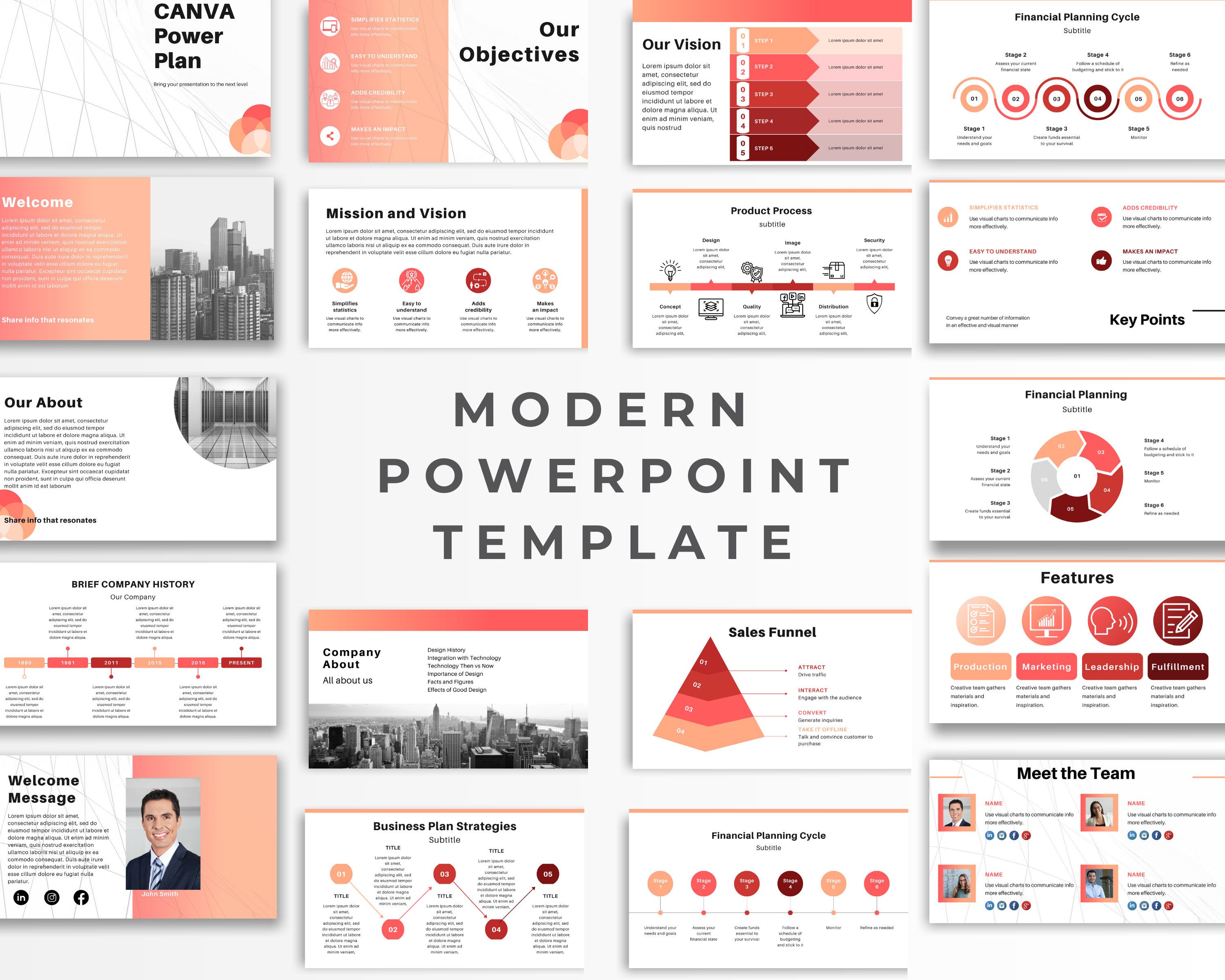 Detail Xoxo Minimal Powerpoint Template Nomer 27