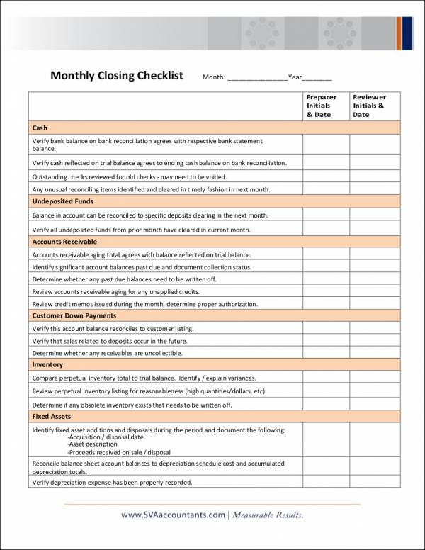 Detail Year End Checklist Template Nomer 12