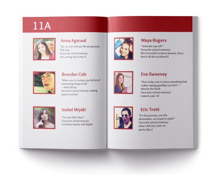 Detail Yearbook Profile Template Nomer 4