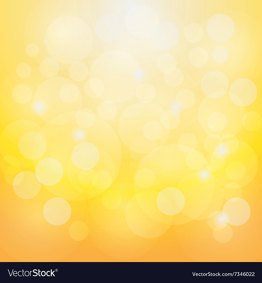 Yellow Bokeh Background - KibrisPDR