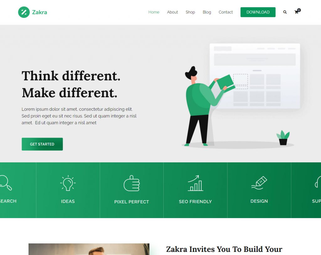 Detail Zakra Template Wordpress Nomer 11