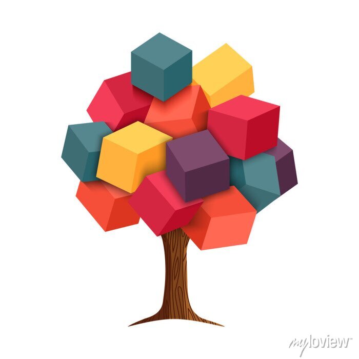 Detail Baum Geometrisch Nomer 6