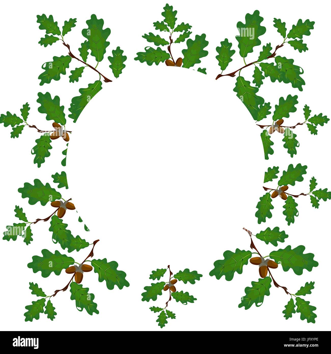 Detail Circle Grid Tree Nomer 9