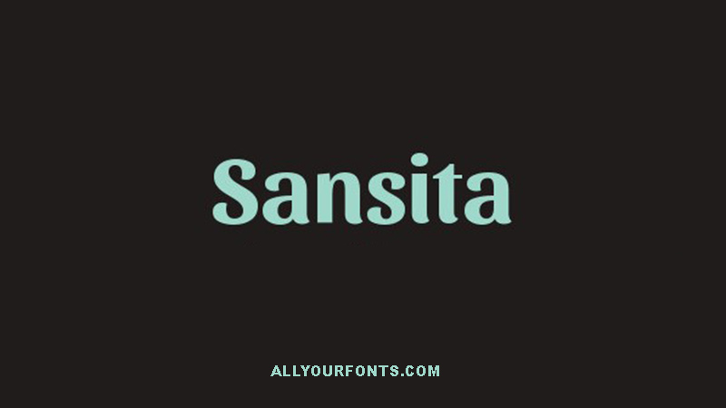 Detail Download Logo Sansita One Font Nomer 31