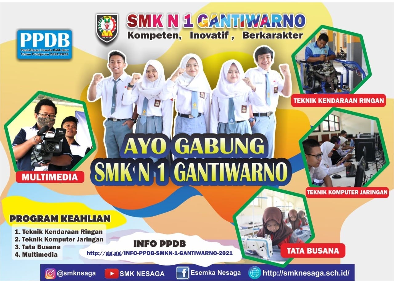 Detail Download Logo Smk Negeri 1 Gantiwarno Nomer 9