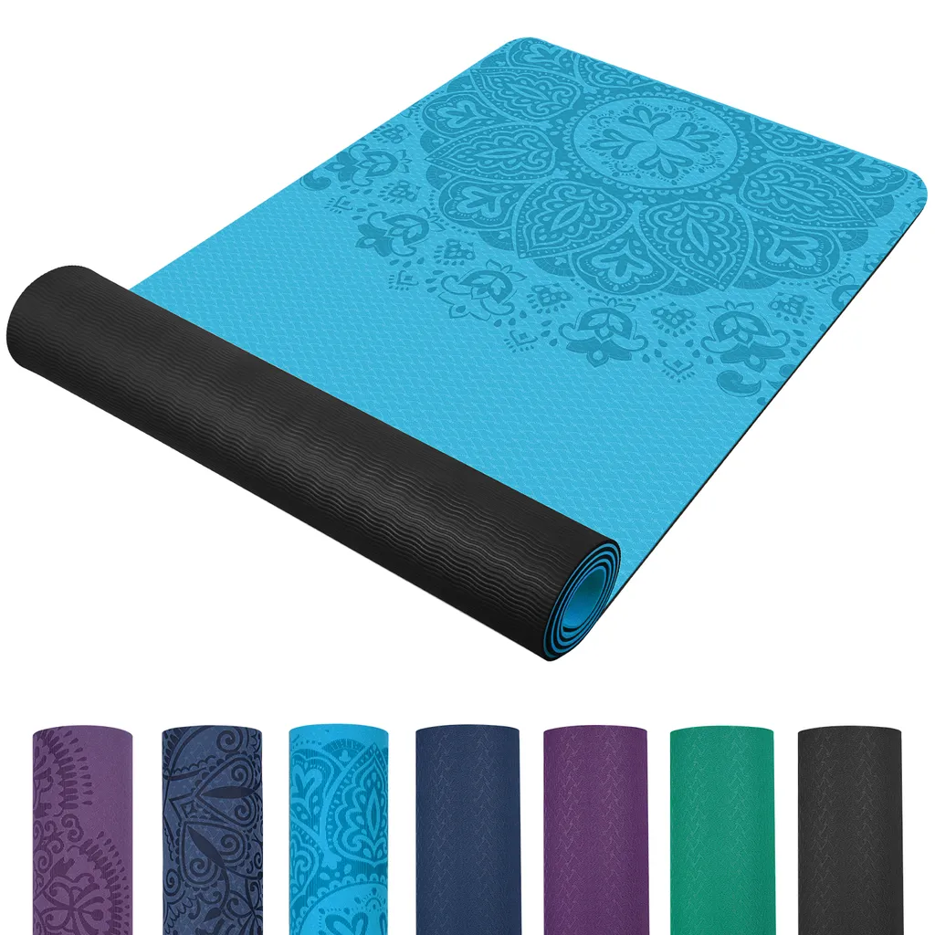 Detail Yogamatte Mit Muster Nomer 10
