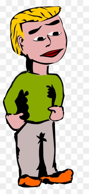 Blonde Comicfigur - KibrisPDR