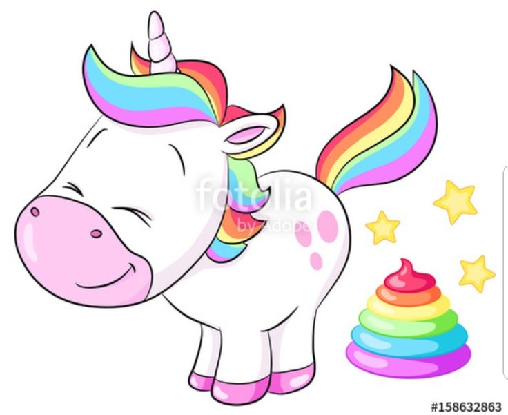 Detail Regenbogenfarbenes Einhorn Nomer 18