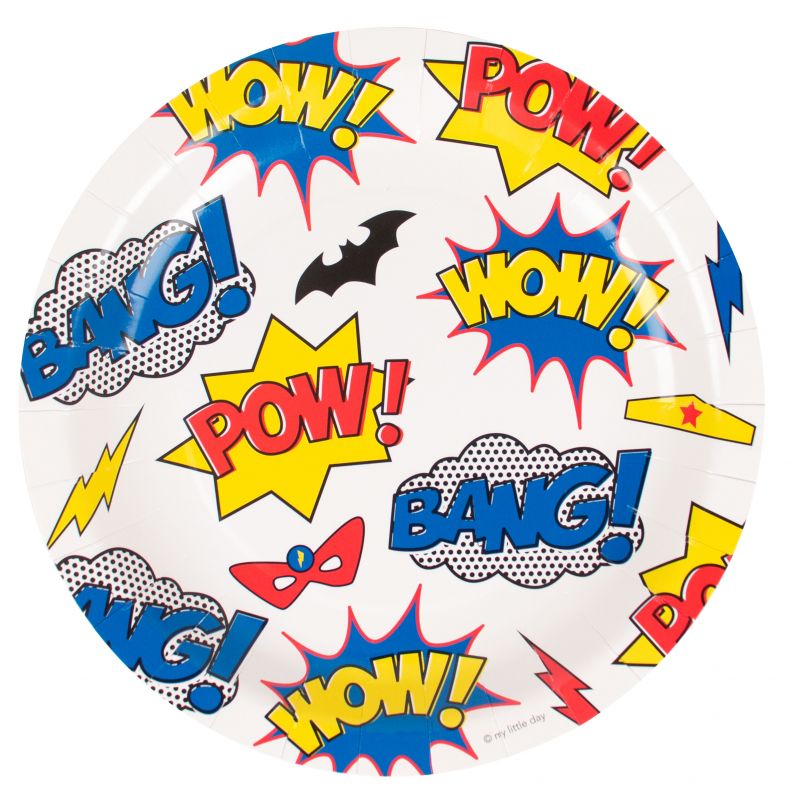 Detail Superhelden Pappteller Nomer 2