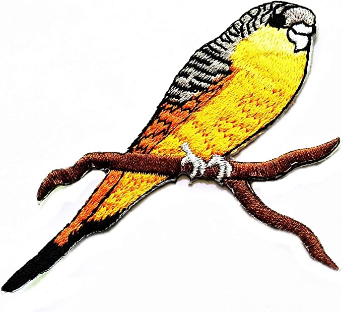 Detail Budgie Embroidery Design Nomer 19