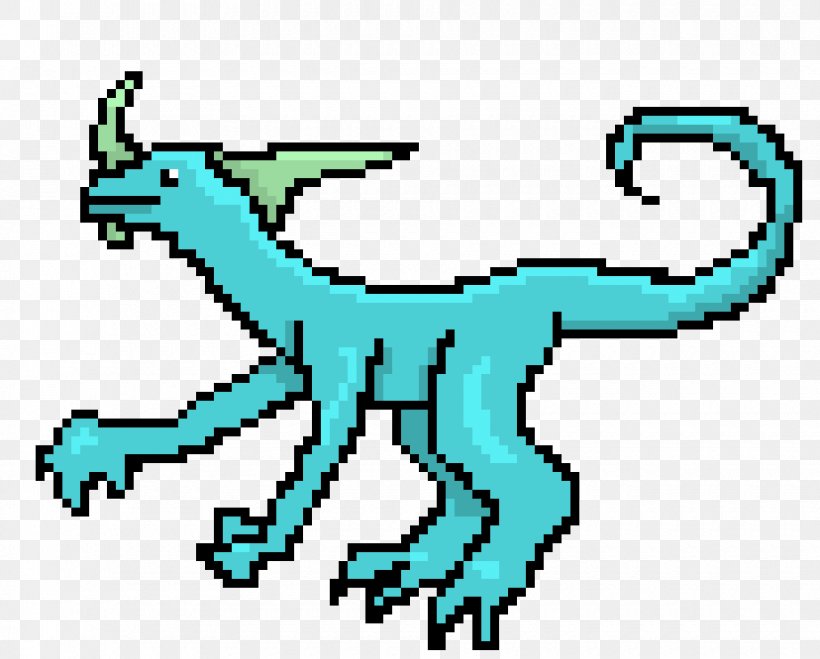 Detail Drache Pixel Art Nomer 14