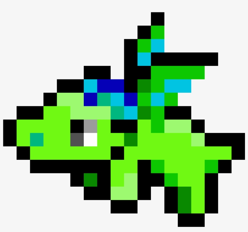 Detail Drache Pixel Art Nomer 3