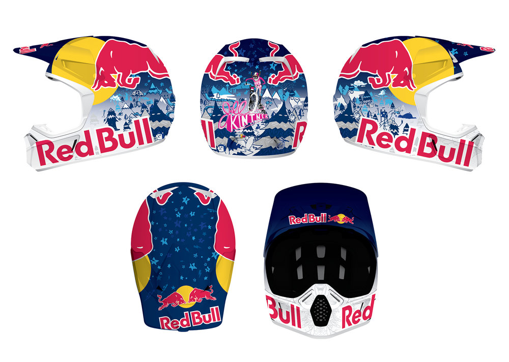 Detail Red Bull Helm Ski Nomer 5