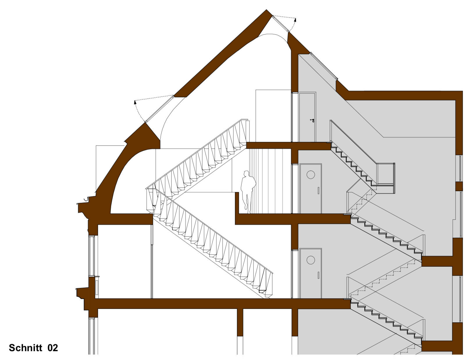 Detail Schnittzeichnung Haus Nomer 3