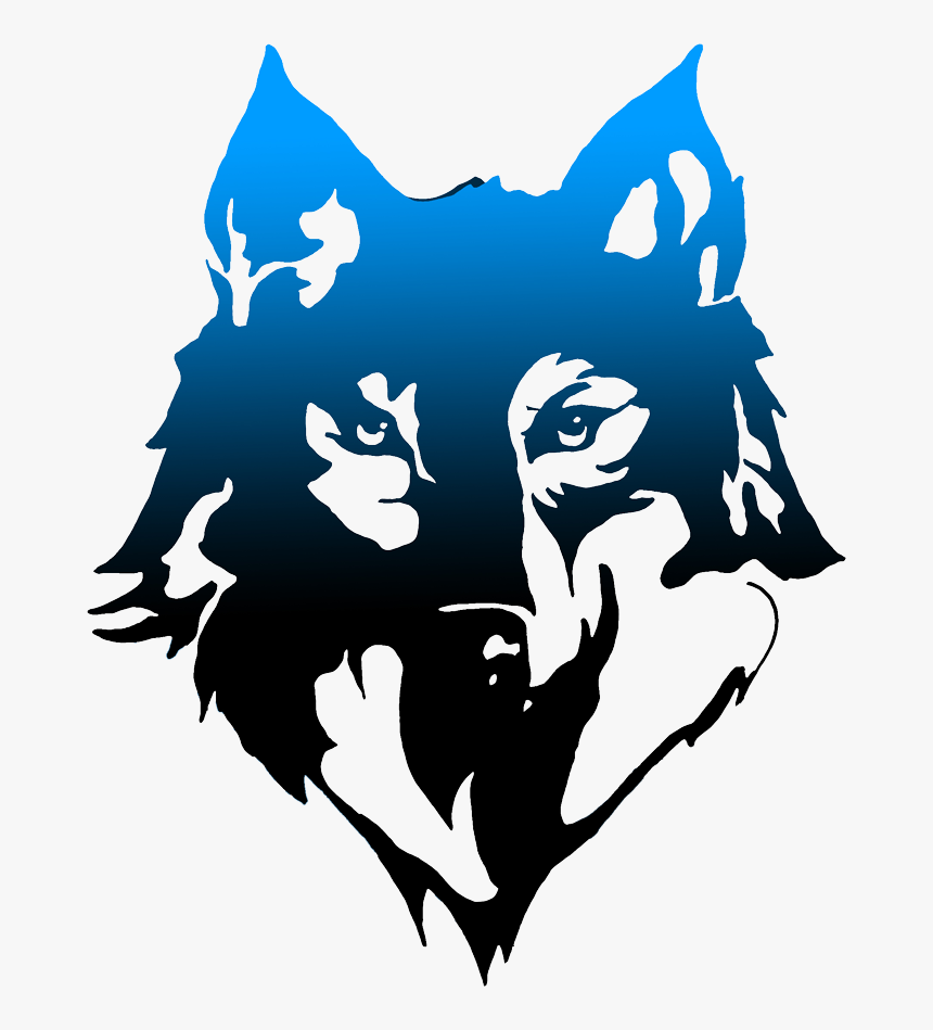 Detail Blue Wolf Logo Nomer 2