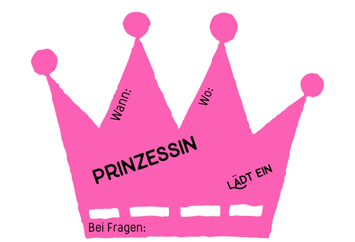 Detail Geburtstagseinladung Prinzessin Kostenlos Nomer 4