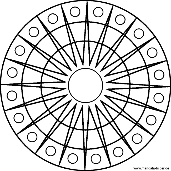 Detail Mandala Muster Einfach Nomer 10