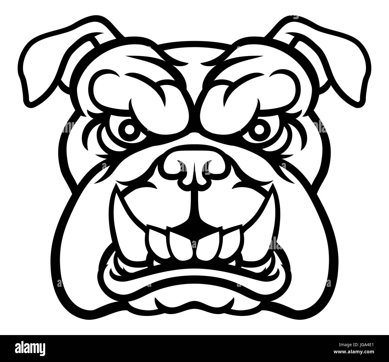 Detail Bulldog Clipart Nomer 18