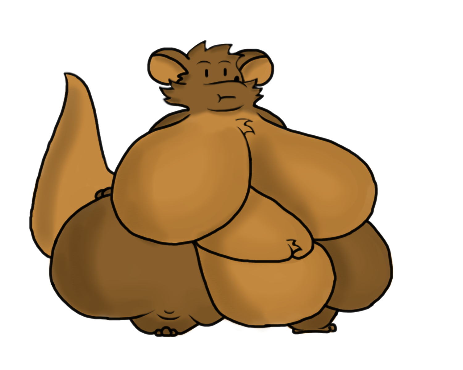 Detail Fat Mouse Drawing Nomer 6