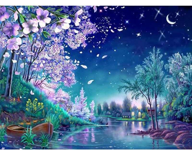 Detail Background Lukisan Pemandangan Nomer 22