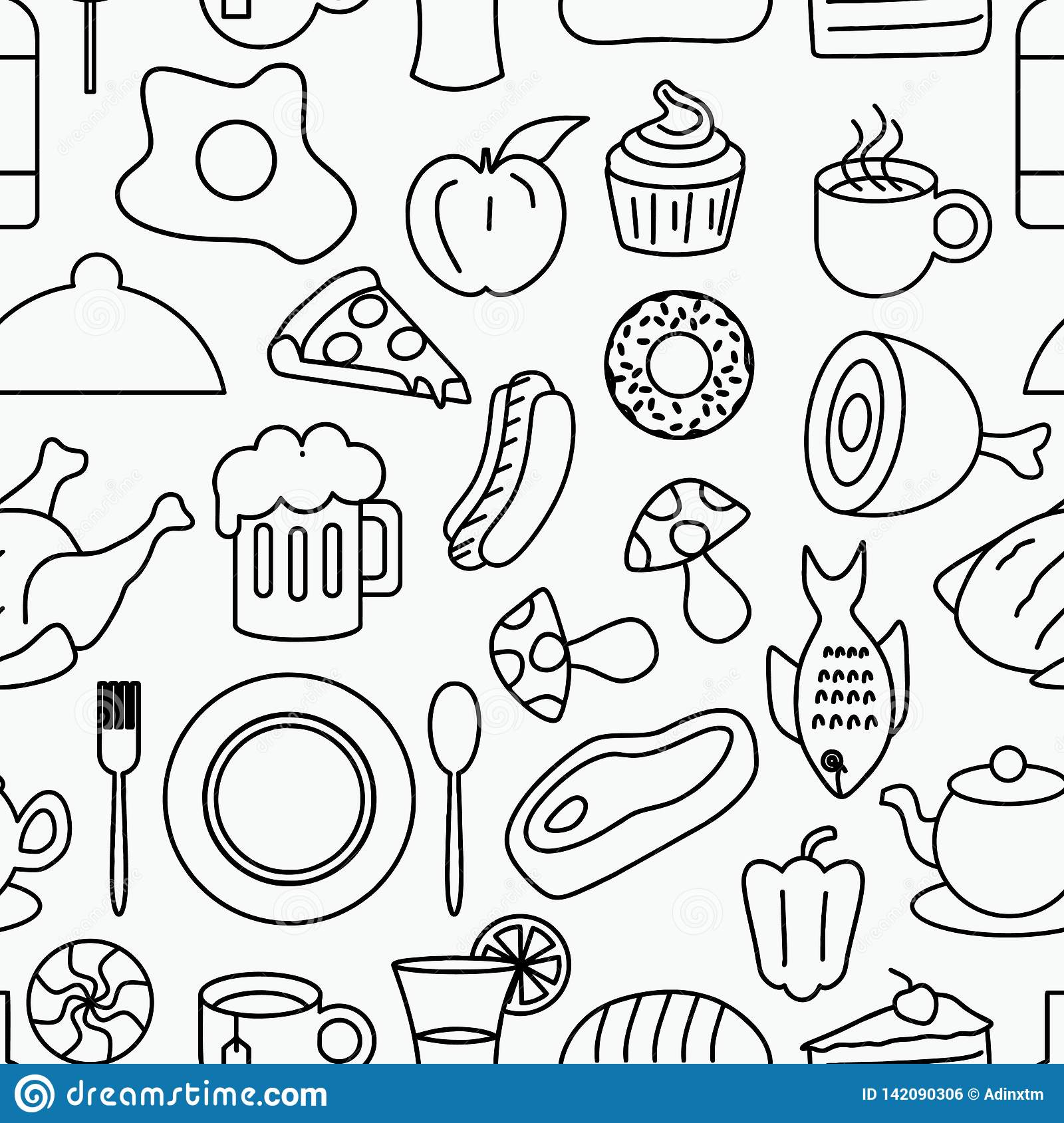 Detail Background Makanan Vector Nomer 17
