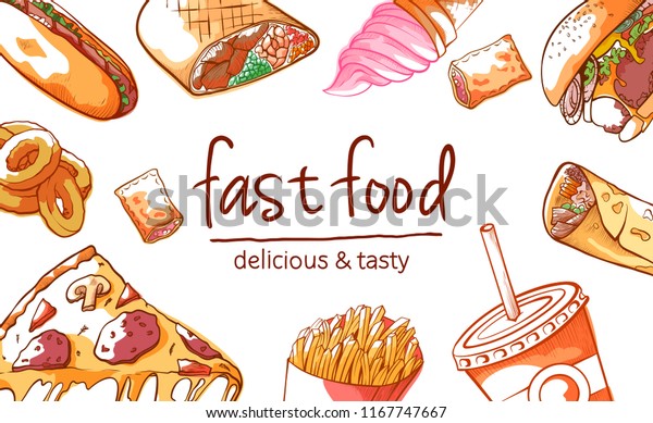 Detail Background Makanan Vector Nomer 47