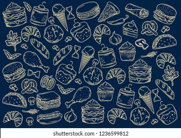 Detail Background Makanan Vector Nomer 49