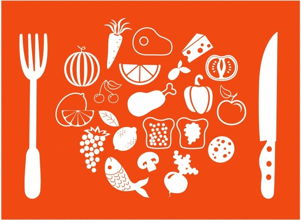 Detail Background Makanan Vector Nomer 50