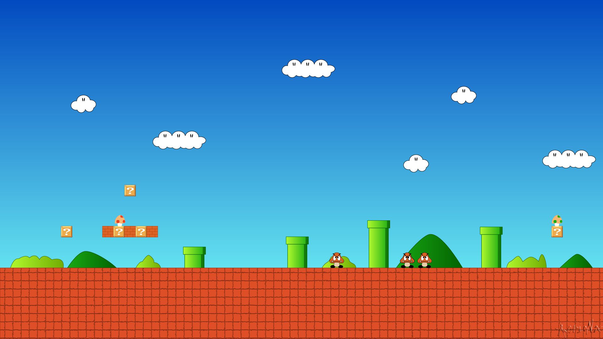 Detail Background Mario Bros Nomer 2