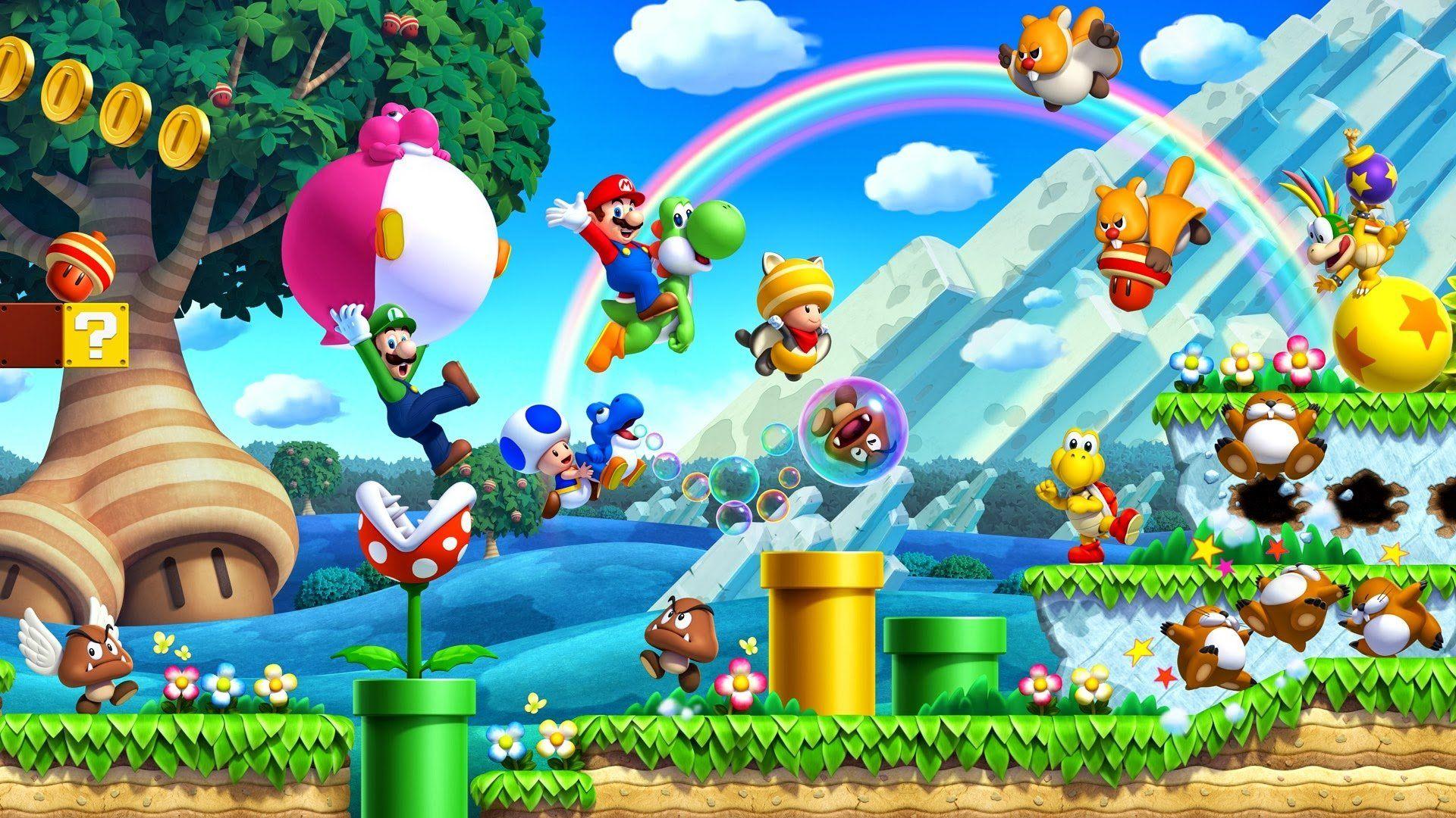 Detail Background Mario Bros Nomer 13