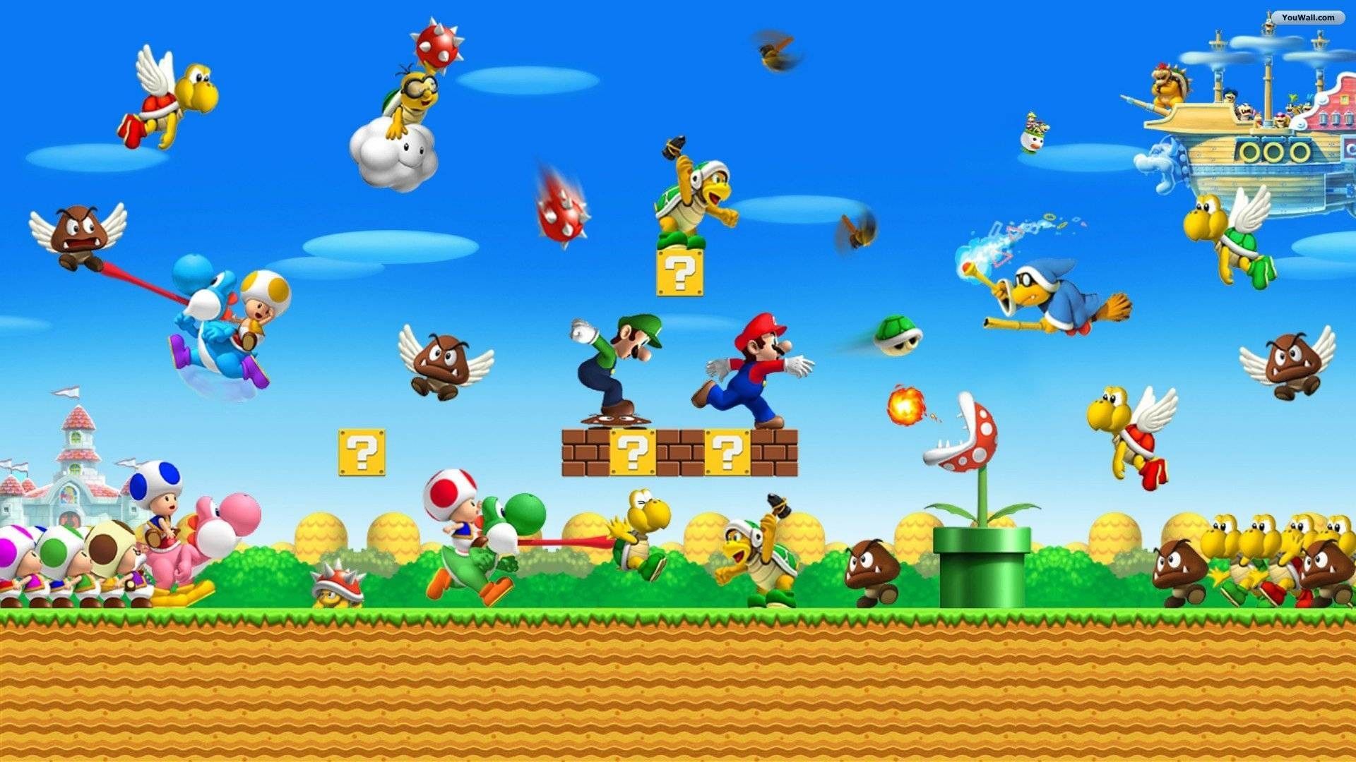 Detail Background Mario Bros Nomer 32