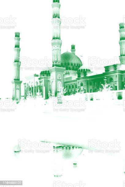 Detail Background Masjid Green Nomer 55