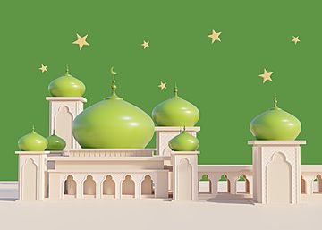 Detail Background Masjid Hijau Nomer 31