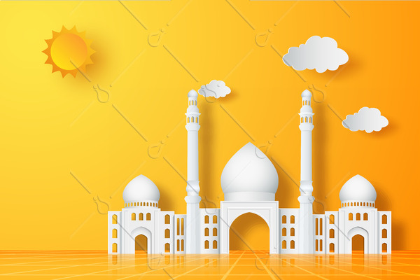 Detail Background Masjid Islami Nomer 31