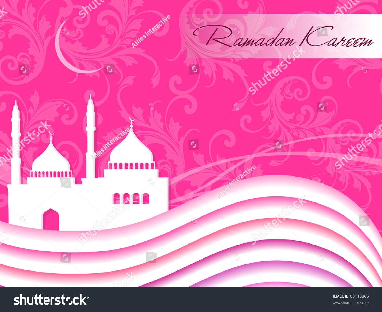 Background Masjid Pink - KibrisPDR