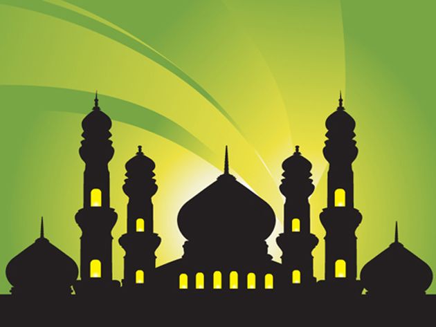 Detail Background Masjid Vector Nomer 23