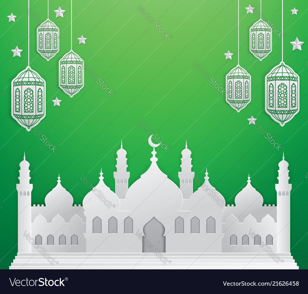 Detail Background Masjid Vector Nomer 41