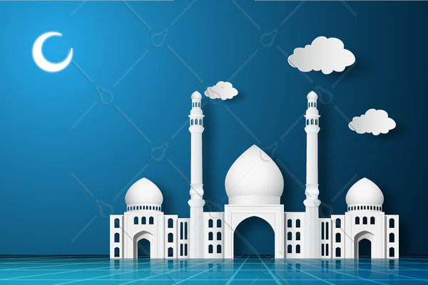 Detail Background Masjid Vector Hd Nomer 27