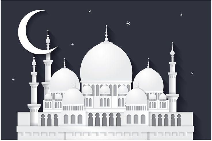 Detail Background Masjid Vector Png Nomer 39