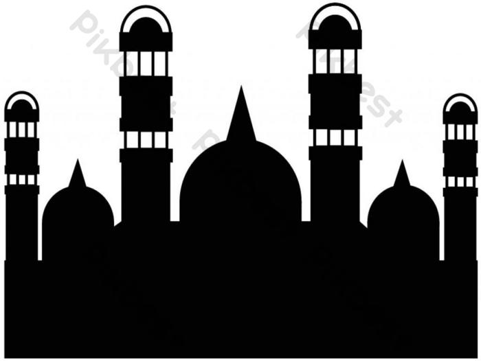 Detail Background Masjid Vector Png Nomer 49