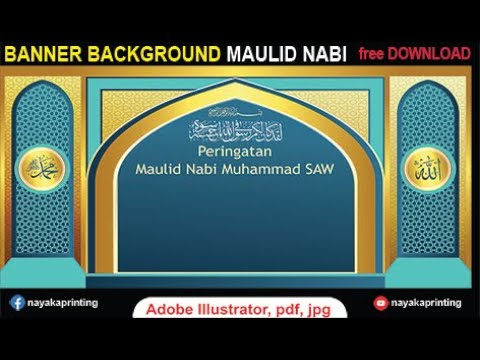 Detail Background Maulid Keren Nomer 47