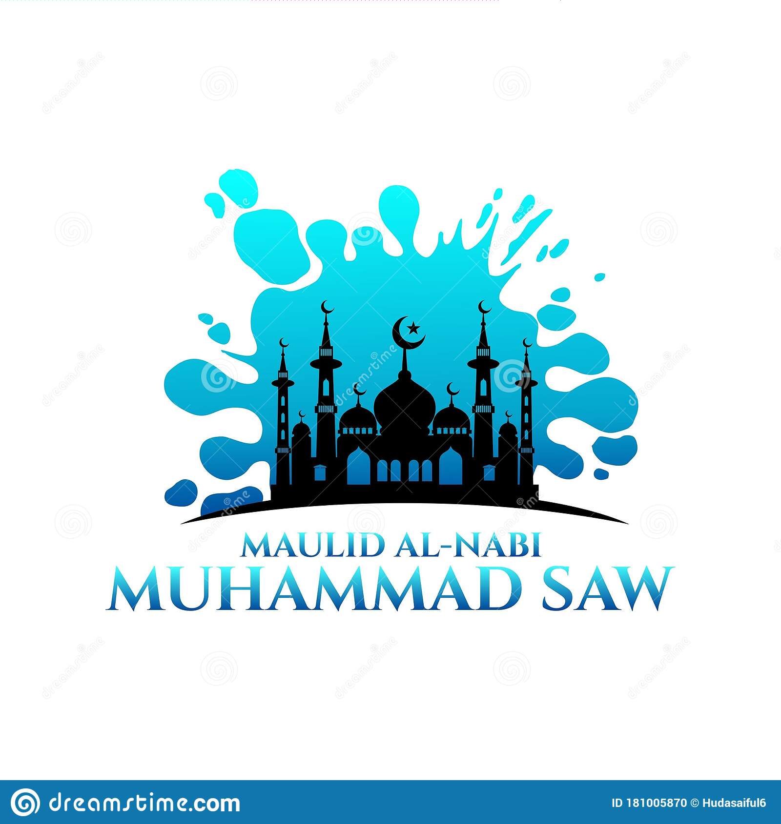 Detail Background Maulid Nabi Vector Nomer 5