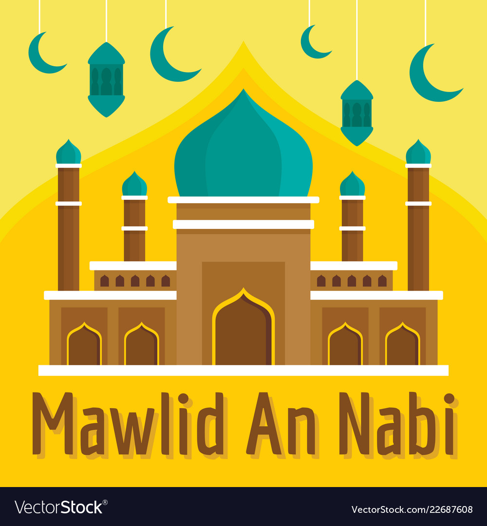 Detail Background Maulid Vector Nomer 15