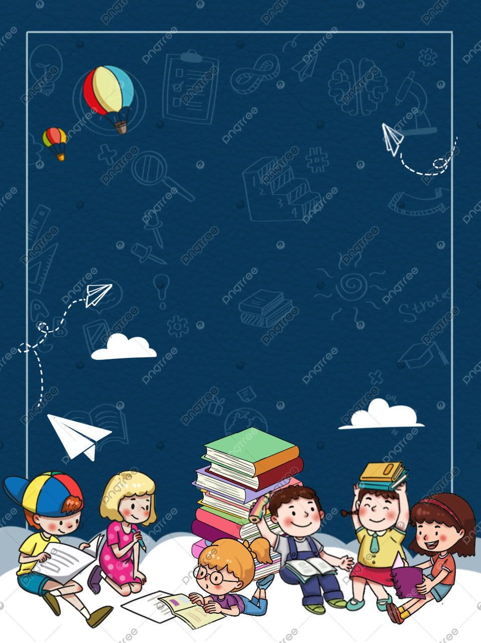 Background Membaca Buku - KibrisPDR
