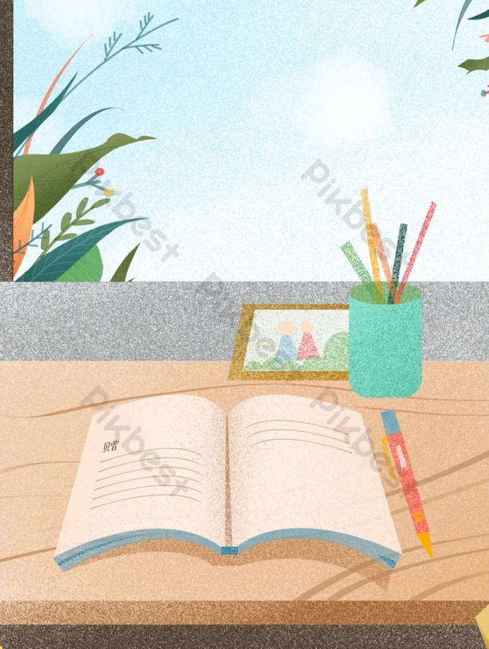Detail Background Membaca Buku Nomer 36
