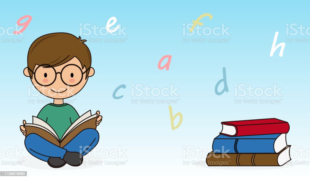 Detail Background Membaca Buku Nomer 8