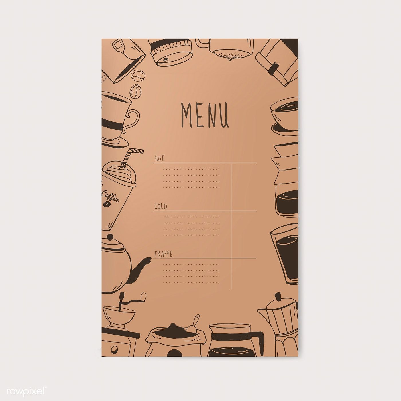 Background Menu Cafe - KibrisPDR