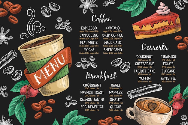 Detail Background Menu Coffee Nomer 29